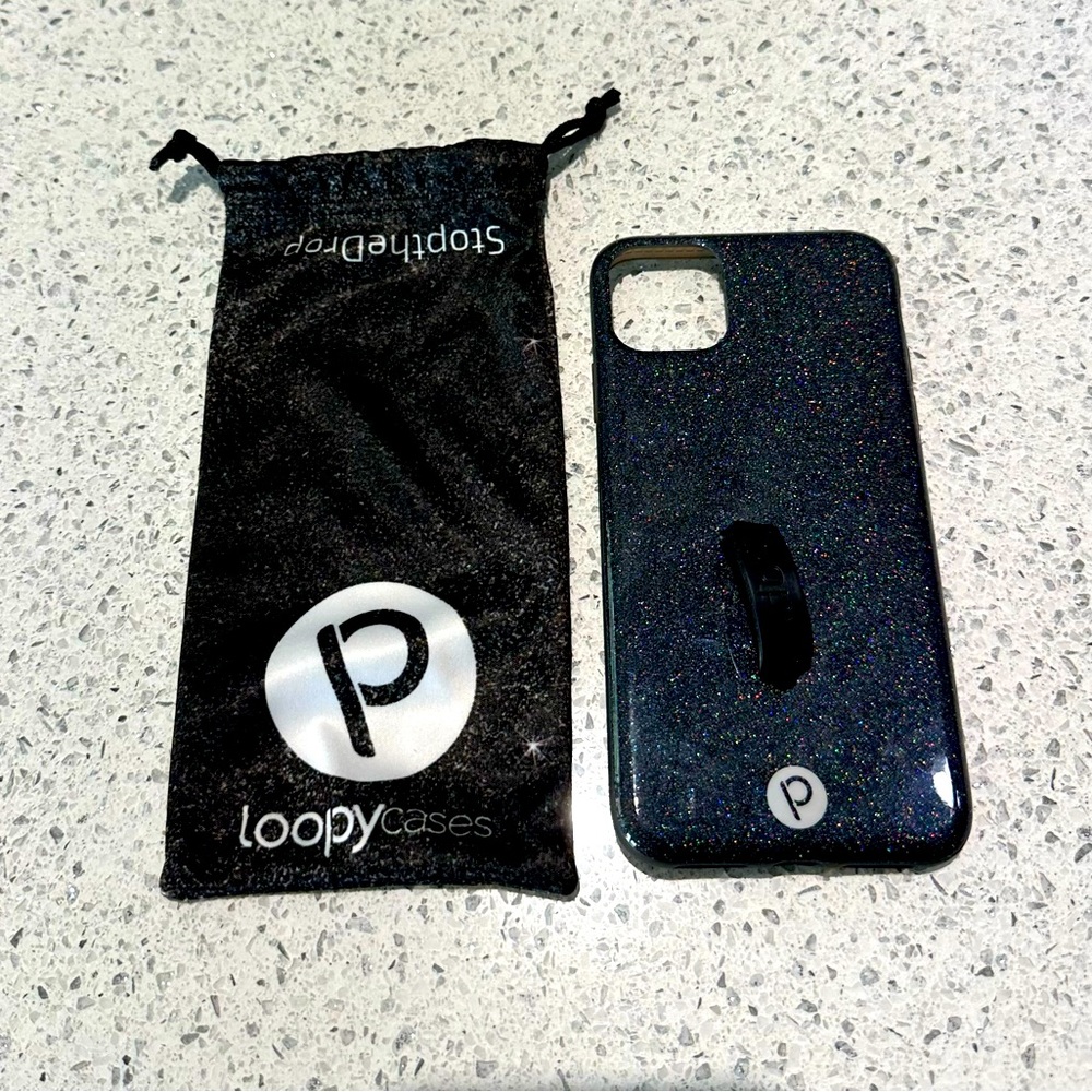 Black glitter iPhone 11 Pro Max case